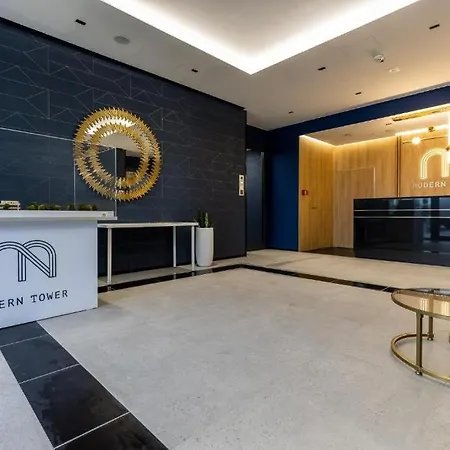 Prestige Modern Tower Apartment Gdynia
